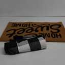 100% Coco Coir Welcome Mat + 28 x 43 Inches Buffalo Plaid Rug Combo Set - Farmhouse Front Porch Entryway Fall Decor Floor Mat, Doormat Indoor Outdoors Spring Mats Home Sweet Home