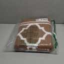 Buganda Indoor Door Mat, Dirt-Resistant and Absorbent Doormat, Anti-Slip, Low Profile Floor Mats for Inside Entryway, Front, and Back Door Entrance (36x24 Inches, Brown)