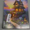 Puzzles for Adults 1000 Pieces, Jigsaw Puzzles Challenging Night Game, Fairytale House Puzzles Interlock Perfectly No Dust for House Decoration, Birthday Party Holiday Toy for Parents Kids