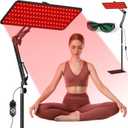 BEICHEN Red Light Therapy for Body and Face, 660nm 850nm 940nm Infrared Redlight-Therapy Lamp Device with Large Panel and Stable Stand at Home, Idea Gift for Women Wife Mom Sister Girlfriend (M)