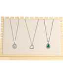 3 PCS Jewelry Display Racks for Vendors, Wooden Necklace Display Stands, Natural Bamboo Jewelry Organizer Set for Desktop, Large and Small Necklace Display Boards, Ideal for Stores and Booths