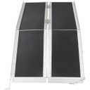 SEBLAFF 4FT 48inch x 28.7inch 600lbs Capacity Multi-Fold Wheelchair Loading Ramp for Loading Bicycle, Motorcycle, ATV, Quad, Lawnmower, Snowblower 1220mm x 730mm Aluminum