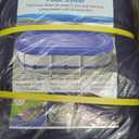 15 x 30 FT Oval Winter Pool Cover 500D Extra Thick Above Ground Pool Cover Above Ground Pool Protection with Winch and Cable Royal Blue