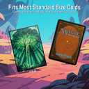 MTG Card Sleeves - Forest - Lotus Series - Ultra Clear Front & Matte Finish Back, 100 Count Standard Size TCG Sleeves, Matte Art Sleeve for Magic The Gathering