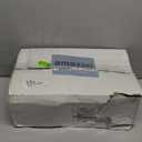 I00000 200 Pcs Silver Plastic Plates - Silver Disposable Party Plates Include 100 Dinner Plate and 100 Elegant Dessert Plate Perfect for Party, Holiday, Wedding & Birthday