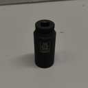 MTO 1/2" Drive 25mm Deep Impact Socket, 6 Pt. Metric Socket, CR-MO Steel & Anti-Corrosion Coating for Heavy-Duty Use