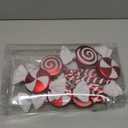 12 Pcs Candy Cane Ornaments for Christmas Tree - 6.5 Inch Red & White Assorted Shape Lollipop Hanging Decor with Ribbon for Sweet - Themed Xmas & New Year Party, Home Holiday Decorations