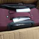 U.S. Traveler Anzio Softside Expandable Spinner Luggage, Burgundy, Carry-on 22-Inch