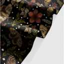 Women's Floral Boho Graphic Tube Tops Sleeveless Strapless Crop Tops Bandeau Going Out Tops 2026 (M)