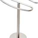Brushed Nickel Hand Towel Holder Stand, Free-Standing Towel Rack, SUS304 Stainless Steel Towel Bar Rack Stand, Tower Bar for Bathroom Kitchen Vanity Countertop…