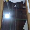 Rectangle Walnut Bathroom Mirror 60x36 Inch, Anti-Rust 4MM Tempered Glass, Modern Vanity Mirror for Bathroom, Horizontal or Vertical Wall Mount (Walnut_wood Grain)