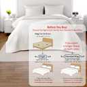 XL King Quilt Set 108"x98" Soft Washed 3-Layer Lightweight Bedspread with Multi-Lock Quilting, Minimalist Nordic Bedding, All-Season Quilt for Spring & Summer (1 Quilt + 2 Pillow Shams),Cream White