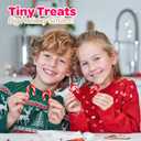 4E's Novelty 100 Pack Mini Candy Canes Bulk - Individually Wrapped, 2-Inch Mini Candy Canes, Classic Peppermint Flavor, for Christmas Treats and Christmas Bulk Stocking Stuffers, Perfect for Kids & Adults (EXP 07/25/27)