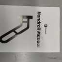 Handrail for Outdoor Grab Bar Frossvt Wall Mount Handrail, 25.8'' Garage, Porch, Garden 1 to 3 Steps Stairs Black