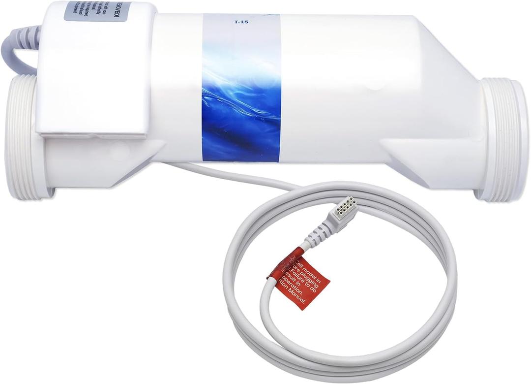T-15 Salt Cell Replacement for Hayward, Fits 40,000 Gallon Inground Pools, Automatic Chlorine Generator, Easy Install & Corrosion-Resistant Titanium Plates