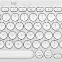 Logitech Pebble 2 Combo, Wireless Keyboard and Mouse, Quiet and Portable, Customizable, Logi Bolt, Bluetooth, Easy-Switch for Windows, macOS, iPadOS, Chrome - Tonal White