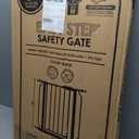 Regalo Safety 29-38.5" Baby Gate for Doorways & Bottom of Stairs, Pressure Mounted Baby Gate with Door for Babies, Toddlers & Pets, Tested & Safe for 30 Years, American Designed, American Owned, Black
