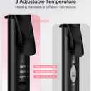 FARERY Travel Curling Iron, 1 Inch Mini Curling Iron Travel Size with 3 Adjustable Temp, 100-240V Dual Voltage, Auto-Off, Ceramic Mini Hair Curler with Keratin&Argan Oil Infuse, Includes Storage Bag