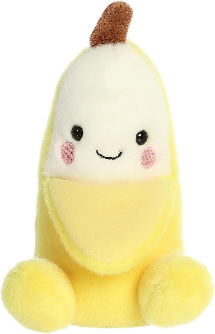 Aurora Adorable Palm Pals Gwen Banana Stuffed Animal - Fun Collectible Plush for Kids and Adult Collectors - Perfect for Decorating Rooms and Birthday Gifts - Yellow 6.5 Inches