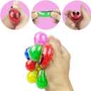 Anditoy 24 PCS Valentines Cards with Heart Squeeze Toys Stress Balls for Valentines Day School Class Classroom Gifts Prizes Party Favors