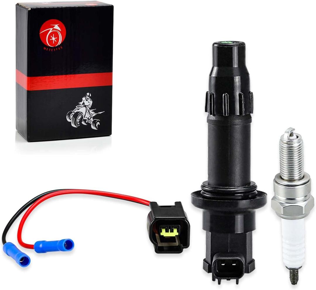 Ignition Coil & Plug w/Spark Plug For Yamaha YZ450F 2003-2009 WR450F 2003-2011 YFZ450 2004-2013
