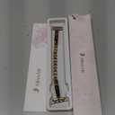 Missair Thin Band Compatible with Apple Watch 38mm 40mm 41mm 42mm 44mm 45mm 46mm 49mm for Women, Slim Bracelet Designer Dressy Stainless Steel Metal Strap for iWatch Series 11 10 9 8 7 6 5 4 SE Ultra (Gold)