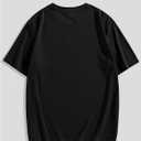 SOLY HUX Men's Graphic T Shirts Short Sleeve Crew Neck Tees Gothic Tops Streetwear (M)