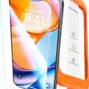 UltraGlass Crystal Armor for iPhone 16 Pro Screen Protector (No Black Bezels) 9H+ Military-Grade Shatterproof Screen Protector 16 Pro Tempered Glass, One Step Easy Installation, 1 Piece