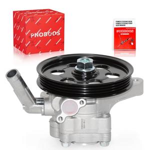 PHOBOOS Power Steering Pump Compatible with Acura TL 1999-2003, CL 2001-2003, MDX 2001-2002 & Honda Pilot 2003-2004, 3.2L/3.5L, Ref. 96-5290