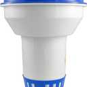 FibroPool Supersize Floating Pool Chlorine Dispenser - Extra Large 12" Design Holds Up to 3 lbs of Tablets - 12 Inches Long - Adjustable Release
