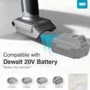 Tilswall Brushless Cordless Paint Sprayer Shark700 Compatible with Dewalt 20V Battery(Battery Not Included), Easy Side-Fill, Electric HVLP Spray Paint Gun for Furniture, Cabinets, Garden Chairs, Fence, Blue