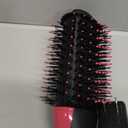 Hair Dryer Brush Blow Out Brush - Hot Air Styler and Volumizer for Smooth, Frizz-Free Results - 60mm Oval Barrel HairDryer for Salon Blowout & Dry Quickly - One-Step Drying Volumizing Straightening (Black)