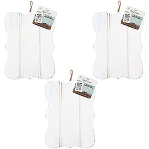 ArtSkills Blank Wooden Signs for Crafts, Whitewashed Wood Plaques, Crafts & DIY Projects, 1Pack
