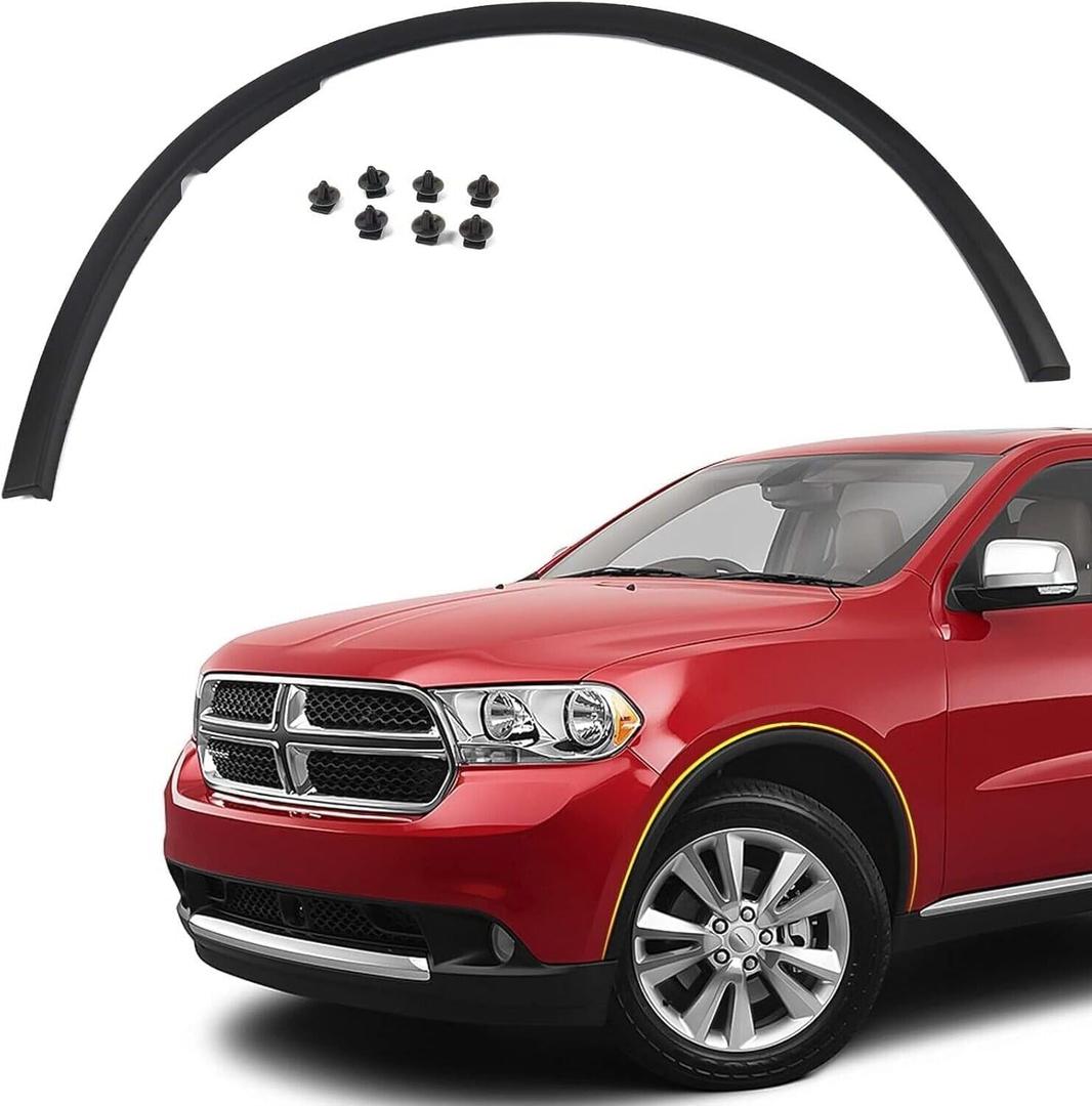 Front Wheel Arch Fender Cover Trim compatible with 2011-2018 Dodge Durango Left Driver Side