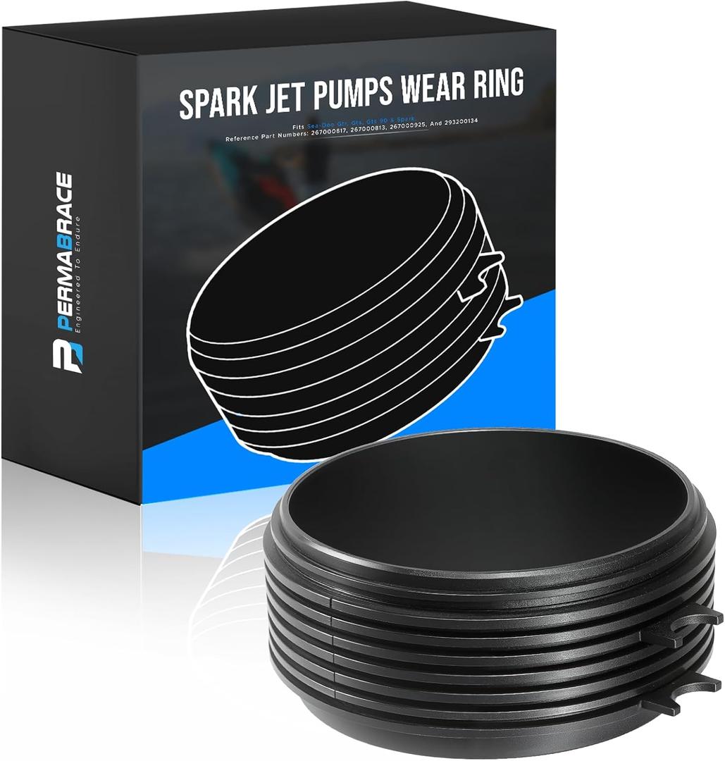 Spark Jet Pumps Wear Ring, High Performance Motorboat Wear Ring Parts Accessories Seal Kit for Sea-Doo Spark - Compatible with OEM Parts 267000813, 267000925, 267000883