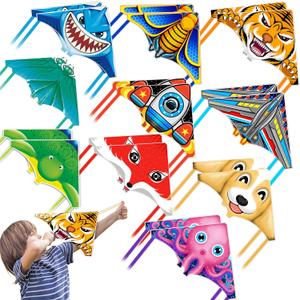 8 Pack/20 Pack Mini Kites for Boys Girls 3-5 6 7 8 Gift & Party Favors, Finger Launcher Kites Easy to Fly Ejection Kite for Kids Teens Ages 4-18 Beach Park Backyard Outdoor Sports Flying Toys