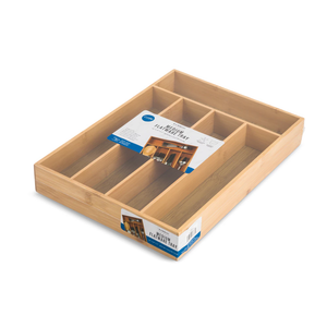 2 x Core Home Bamboo Medium Flatware Tray