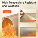 TransOurDream 4 Pack PTFE Teflon Sheets Size L16 x 20" for Auto Heat Press Heat Transfer Paper and Sublimation Paper Reusable Heat Resistant Non stick