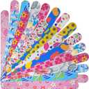 Nail Files (24 Pack), Colorful Emery Board Nail File for Natural Nails Double Sided 180 Grit Professional Fingernails Emory Boards Buffer Manicure Tool Nail Shaping Buffing Smoothing Filers Flowery