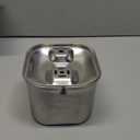 Rantizon Cat Water Fountain, 74oz/2.2L Stainless Steel Pet Water Fountain Dog Water Dispenser, Water Fountain for Cats Inside with Quiet Pump