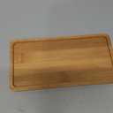 10PCS Mini Bamboo Display Trays - 7"x3.4" Small Decorative Bamboo Trays for Vanity, Plants, Candles, Keys, Soap, Jewelry, Tealight - Not for Serving Heavy Food