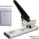 Heavy Duty Stapler with Staple Remover and 4000 Staples,High Capacity Large Stapler for 240 Sheet