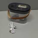 DIGIX Rechargeable Portable HumidifierSmart Display, Night Light, Easy Clean,1.4L Small Humidifiers for Bedroom Baby, Personal Mini Humidifier for Travel Home Plants, 3 Mist Modes, Auto Shut-Off (Black)