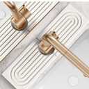 eormoe Diatomite Kitchen Faucet Mat - 14Inch Water Absorbing Stone Tray for Sink, Stone Fast-Drying Faucet Mat for Kitchen Counter Sink Accessories (Light Grey, 14'' x 3.9'')