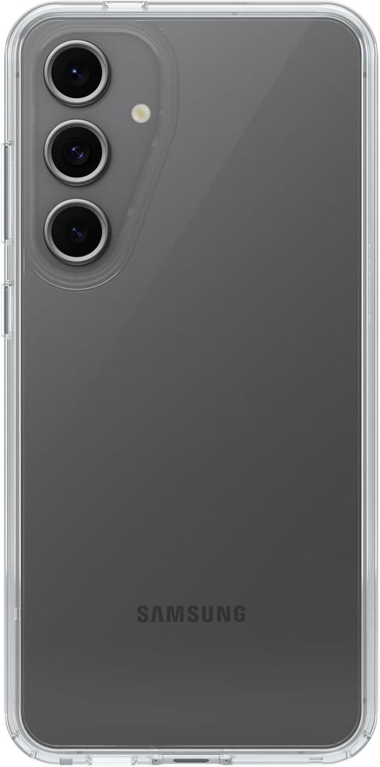 OtterBox Samsung Galaxy S24 FE Symmetry Series Clear Case - Clear, Ultra-Sleek, Wireless Charging Compatible, Raised Edges Protect Camera & Screen