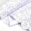 Gersoniel 10 Sheets Drawer Liners for Dresser Scented Drawer Liners Non Adhesive Scented Paper for Fragrant Home Shelf Closet(Lavender,Novel Style)