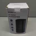 Humidifiers for Bedroom, 2.0L Cool Mist Humidifier for Home Plant and Baby Nursery, Quiet Ultrasonic Humidifier with 360 Nozzle, Auto Shut-Off, Filterless, Black