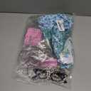 EBYTOP 2023 Girls Old Lady Costume Kit with Nightgown Wig Cane & Other Halloween Cosplay Accessories (Small(5-7yr))