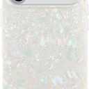 SCORPIFY for iPhone 17 Pro Case [Compatible with MagSafe] with Colorful Pearl Iridescent Design, Cute Clear Magnetic Phone Cover for Women Girls and Men, Bumper with Mother of Pearl Shell Pattern