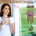 Wind Chimes with Sympathy Wind Spinner,Outside Garden Decor Gifts for Women Mom and Grandma,Memorial Wind Chimes for Loss of Loved One Prime,Bereavement/Sympathy/Memorial Gift (Cats)